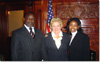 Ambassador Ogego, Lt. Governor Catherine Baker Knoll and Angela Murage
